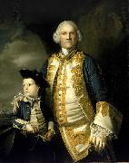 Portrait of Francis Holburne with his son, Sir Francis Holburne, 4th Baronet Sir Joshua Reynolds